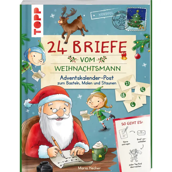 24 Briefe vom Weihnachtsmann. Adventskalender-Post