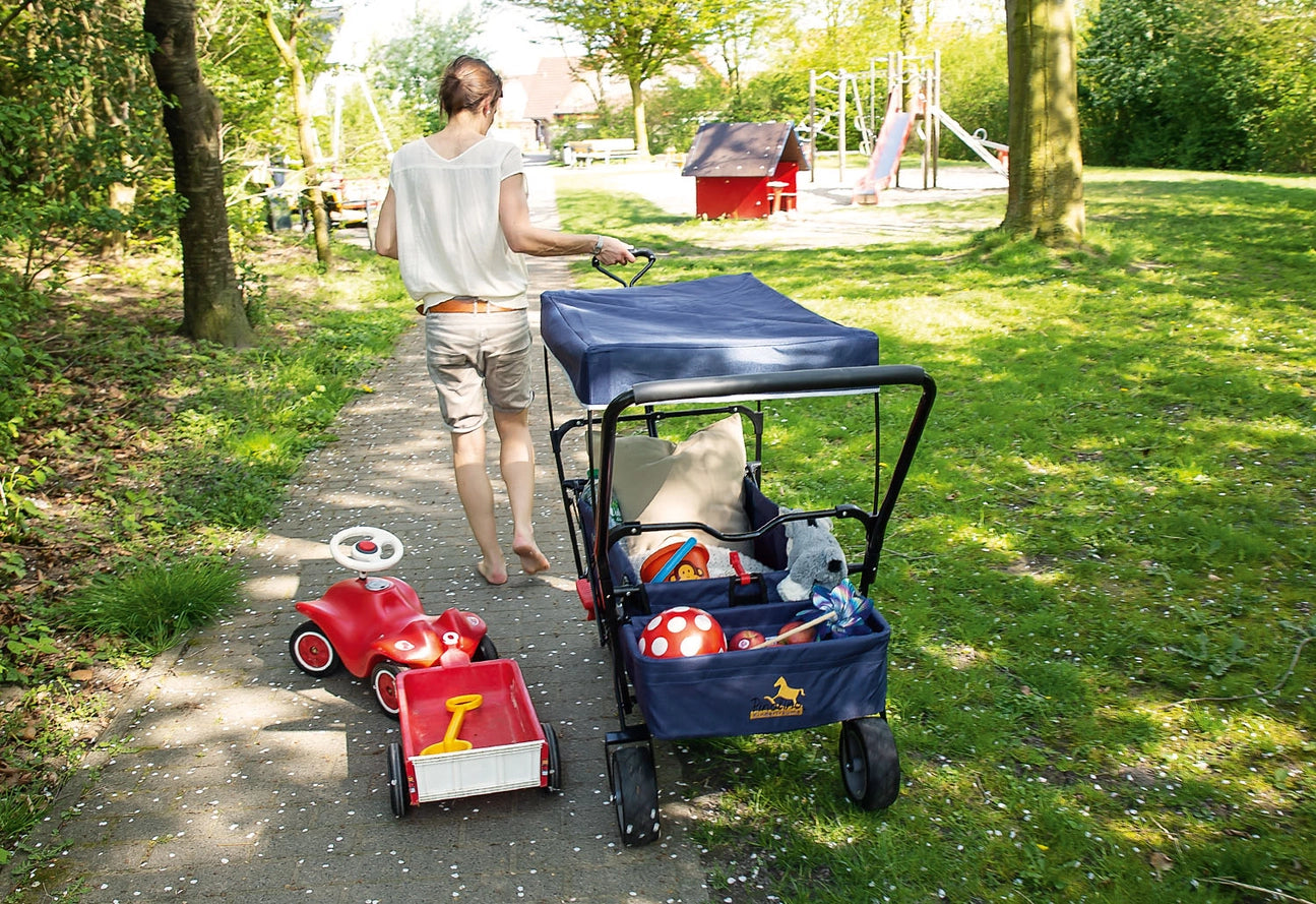 Klappbollerwagen 'Paxi Dlx Comfort' Mit Bremse, Marineblau