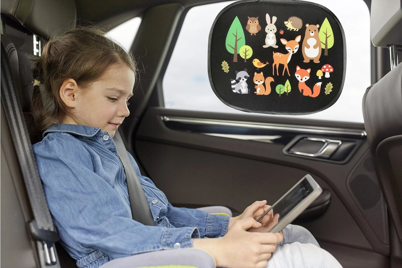 Auto Sonnenblende Waldtiere