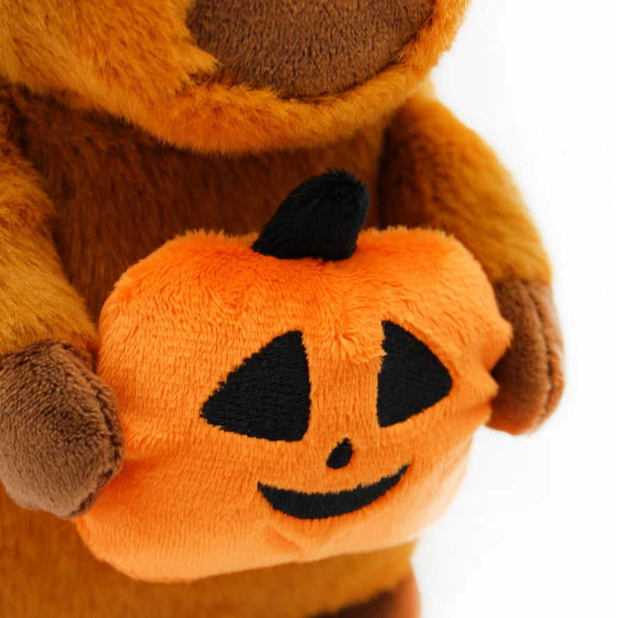 🎃✨ Halloween Kuscheltier – Capybara mit Kürbis ✨🎃