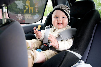 Auto Sonnenblende Baby Tiere mit Mama