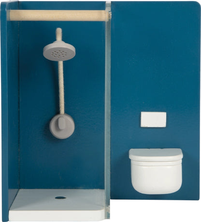 Puppenhausmöbel Badezimmer | Puppenzubehör | Holz