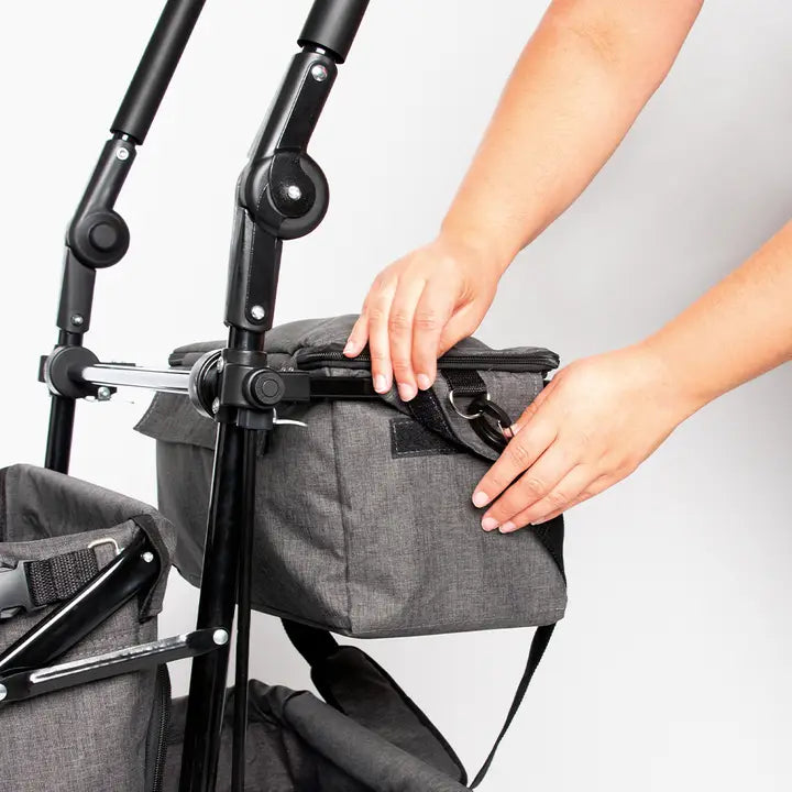 Klappbollerwagen 'Addplus' Mit Bremse, Grau Meliert