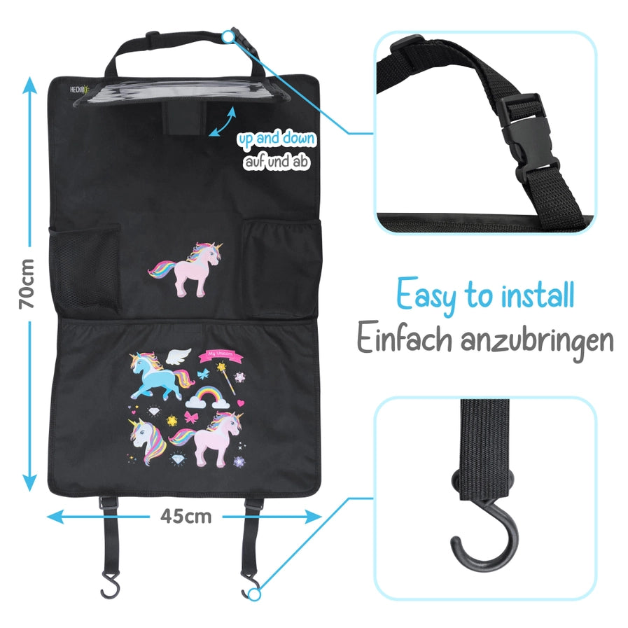 Auto Rücksitz Organizer Einhorn