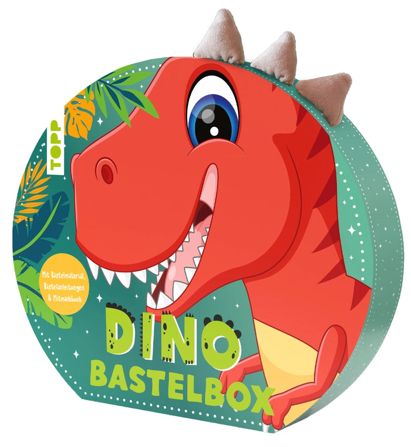 Dino-Bastelbox. Mit Anleitungen, Bastelmaterial