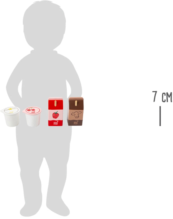 Milchprodukte-Set „Fresh“ | Kaufmannsläden | Holz