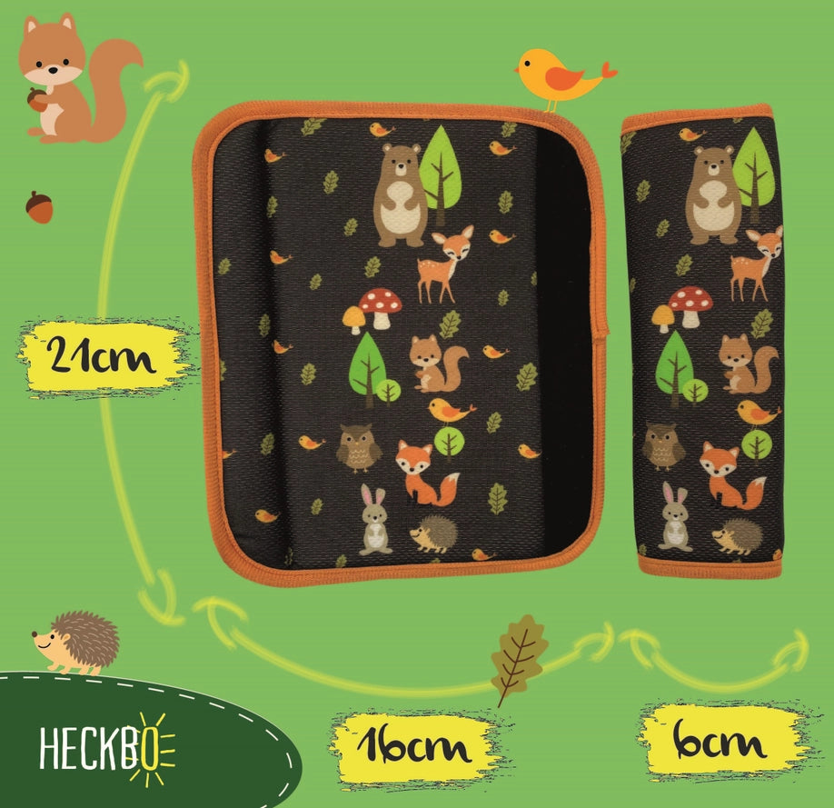 Waldtiere Tiere Kinder Auto Gurtpolster Gurtschutz