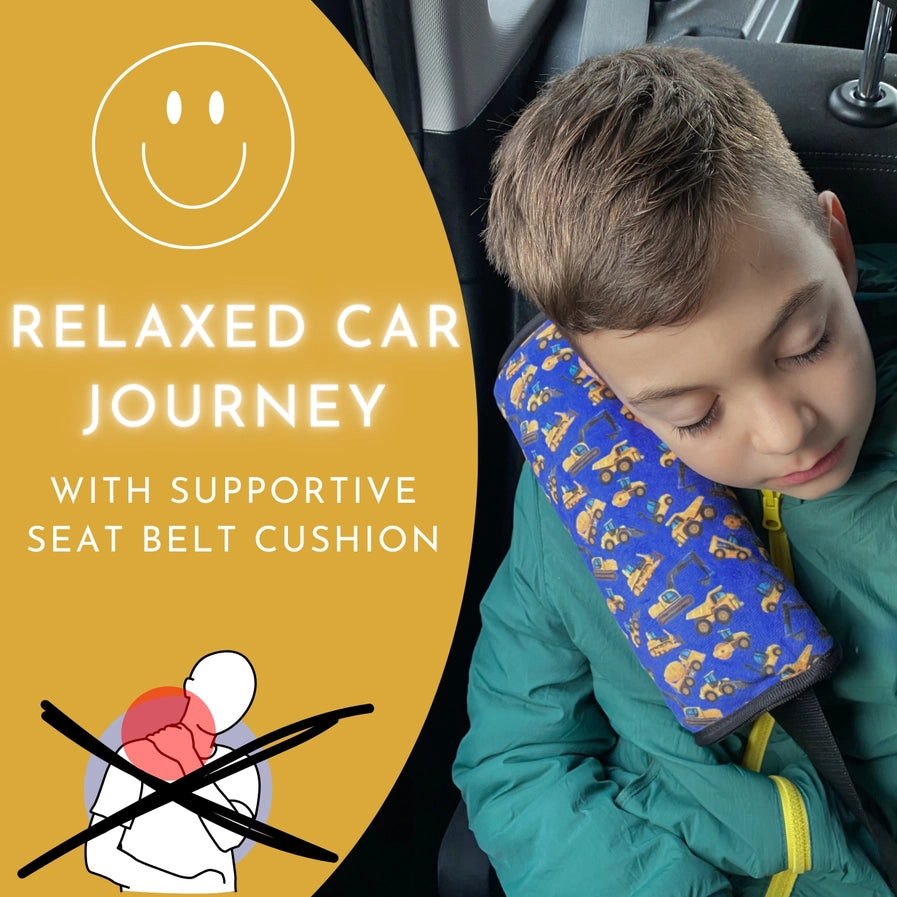 Auto Schlafkissen Baufahrzeuge