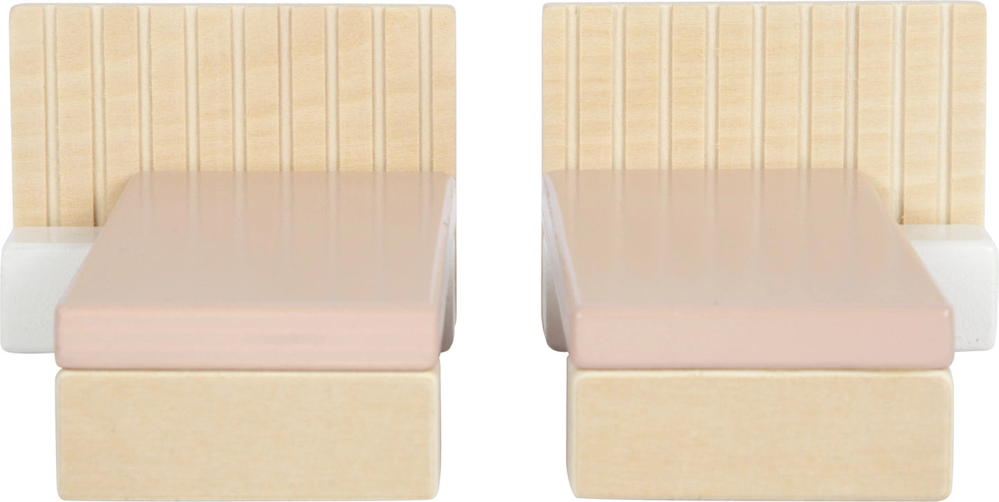 Puppenhausmöbel Schlafzimmer | Puppenzubehör | Holz