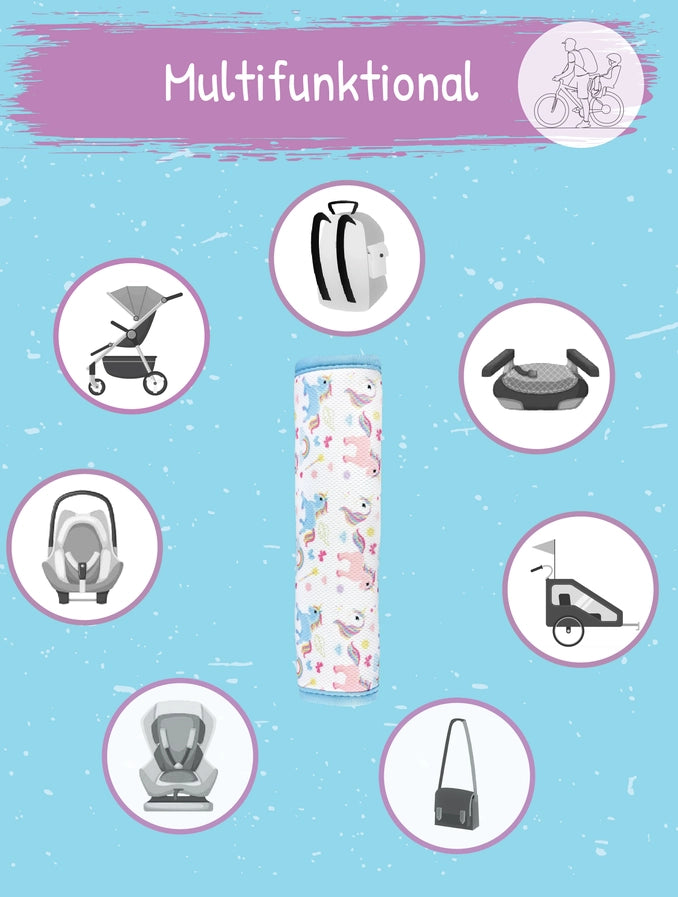 Einhorn Kinder Auto Gurtpolster Gurtschutz