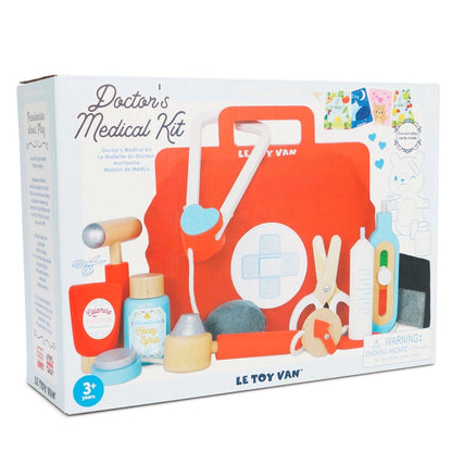 Doktor Tasche TV292 / / Vintage Doctor Roleplay Wooden Kit