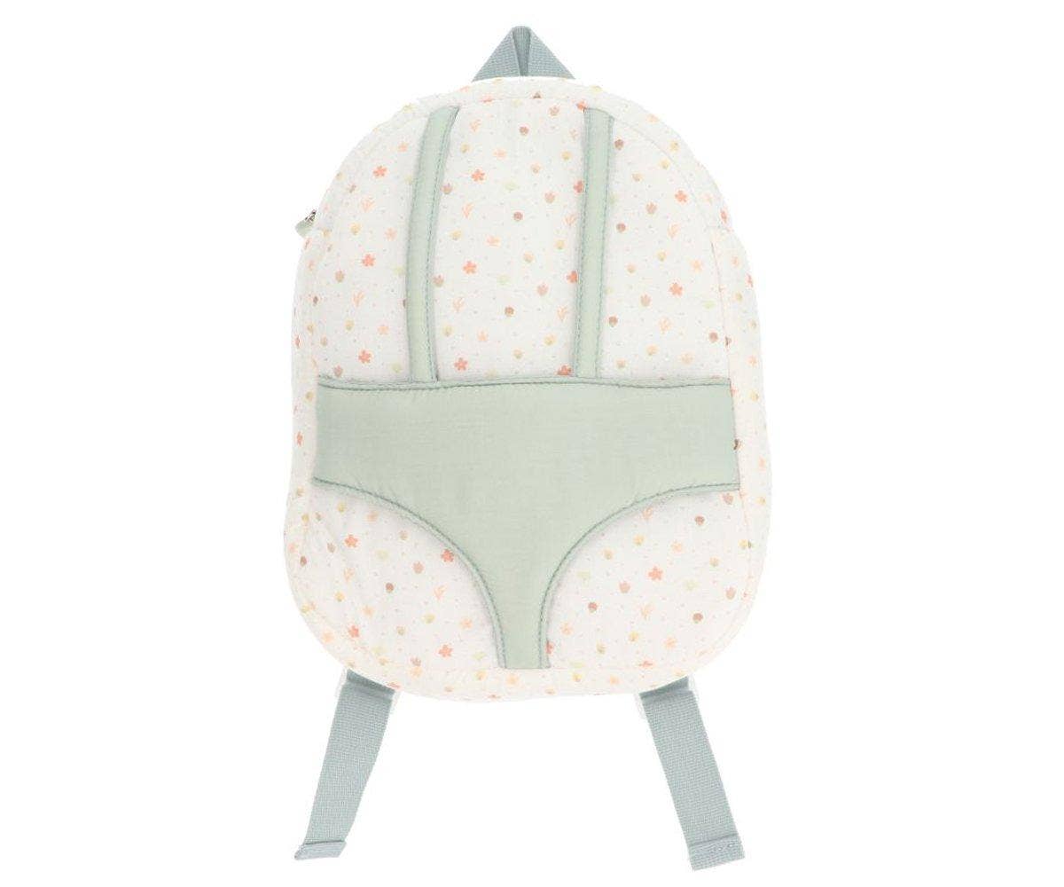 Puppenrucksack Frühlingsgarten