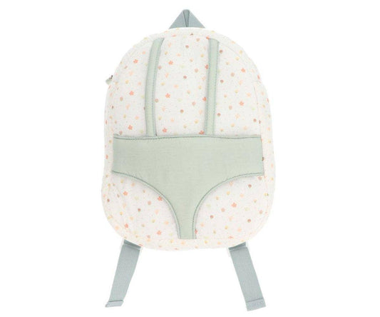 Puppenrucksack Frühlingsgarten