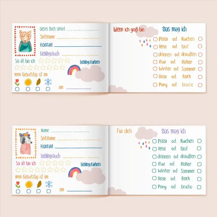 Freundebuch *Tierkinder*