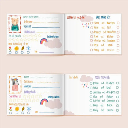 Freundebuch *Tierkinder*