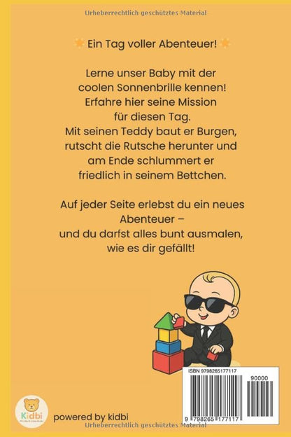 Cooles Baby Malbuch: „Mit süßen Baby-Illustrationen zum Ausmalen“