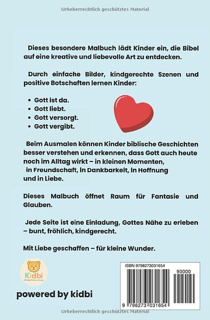 Gottes kleine Wunder: mein biblisches Malbuch