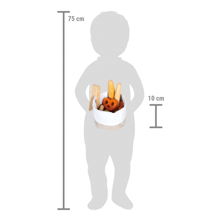 Brotkorb-Set „Fresh“ | Kaufmannsläden | Holz