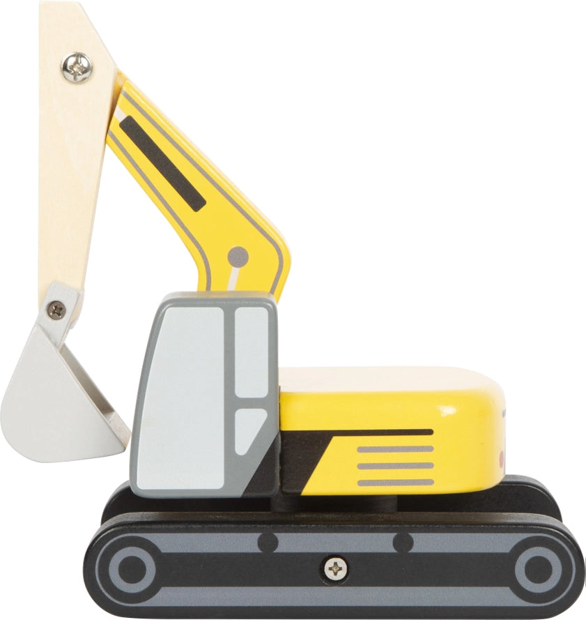 Schaufelbagger mit Kabine | Fahrzeuge | Holzspielzeug