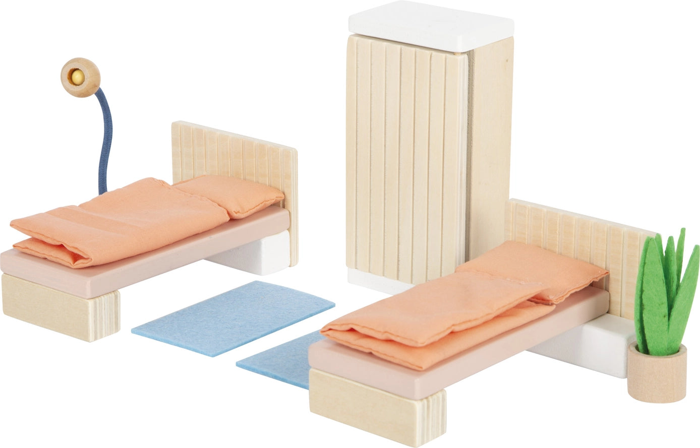 Puppenhausmöbel Schlafzimmer | Puppenzubehör | Holz