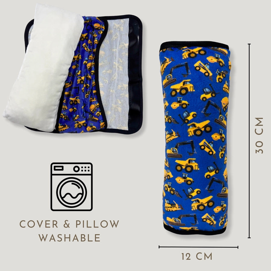 Auto Schlafkissen Baufahrzeuge