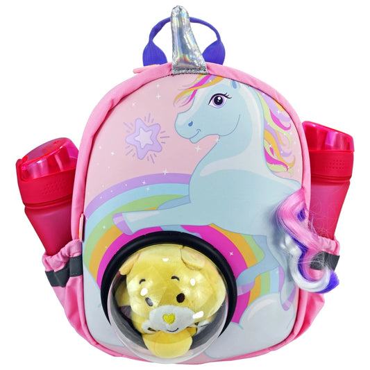 Kinder Rucksack Einhorn mit Sichtfenster