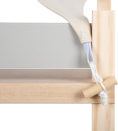 Puppenhaus Natur mit Möbeln| Puppenzubehör | Holz