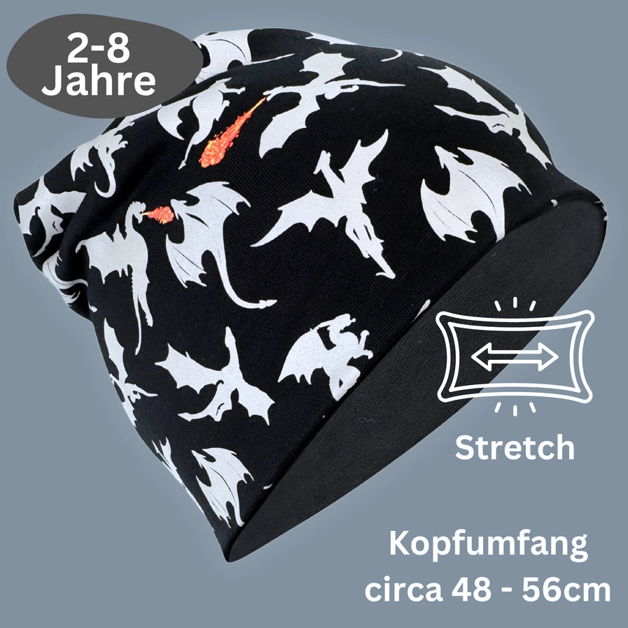 Kinder Reflektor Mütze & Loop Drachen