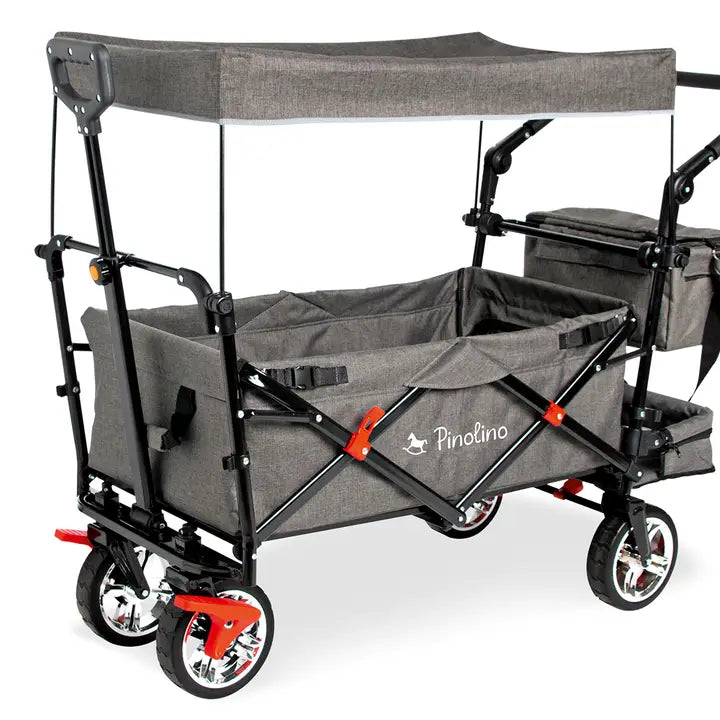 Klappbollerwagen 'Addplus' Mit Bremse, Grau Meliert