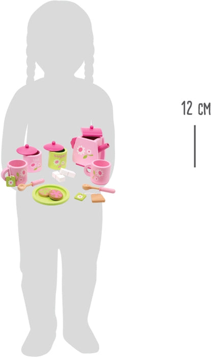 Teeservice Blümchen | Kaufmannsläden | Holz