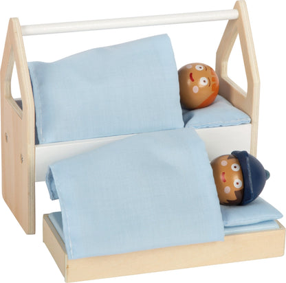 Puppenhausmöbel Kinderzimmer | Puppenzubehör | Holz