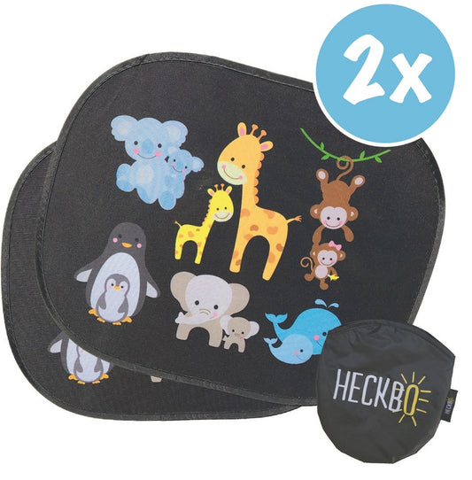 Auto Sonnenblende Baby Tiere mit Mama