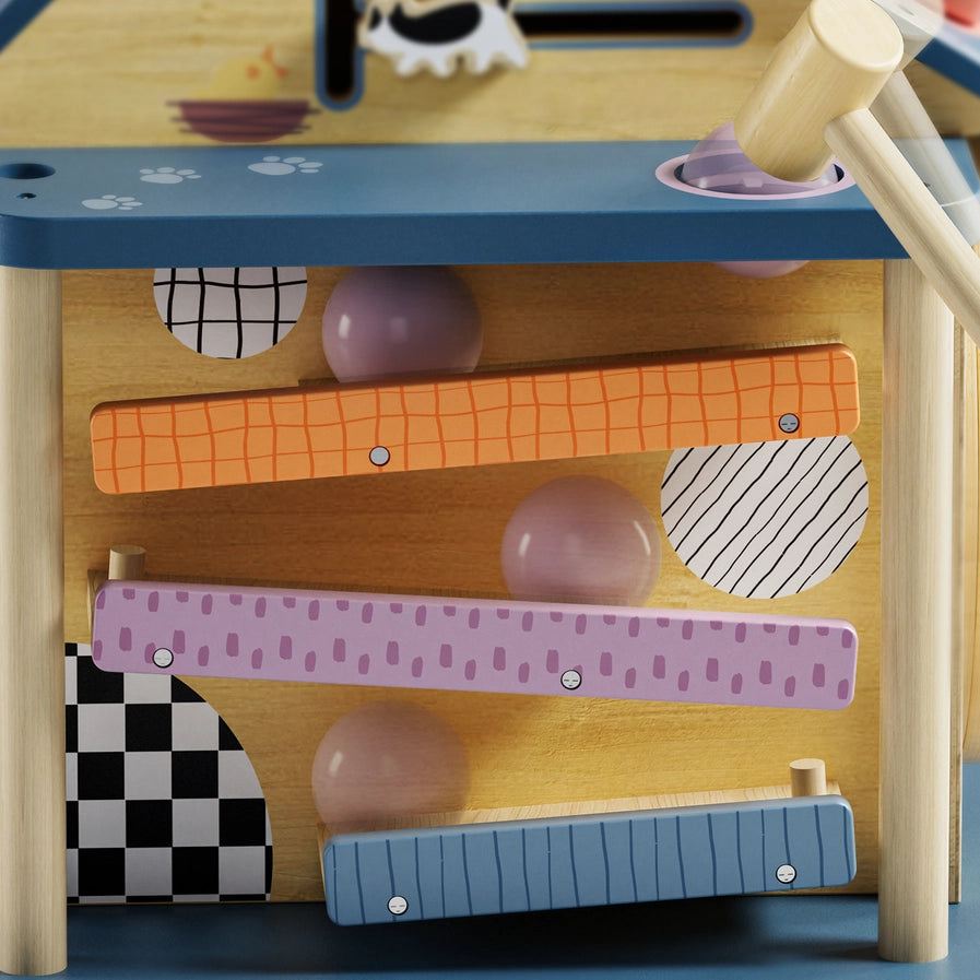 Aktivitätshaus 12-in-1 - Montessori