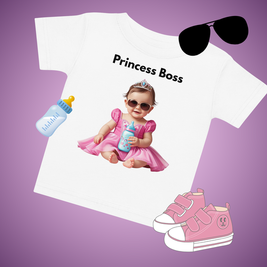 "PrincessBoss" Baby-Jersey-T-Shirt