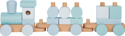 Holzzug blau | Schiebespielzeug | Holzspielzeug