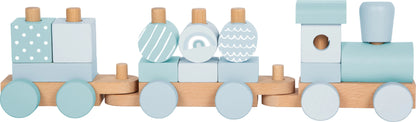 Holzzug blau | Schiebespielzeug | Holzspielzeug