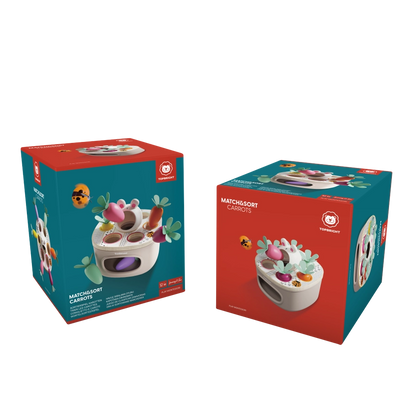 Karotten zuordnen & sortieren - Montessori