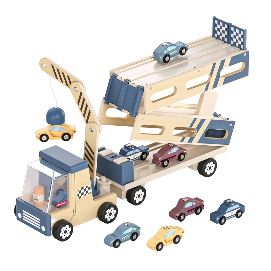 Roll- und Rennwagen-Transporter - Montessori