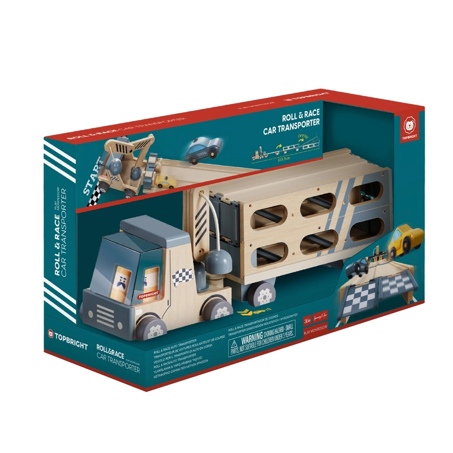 Roll- und Rennwagen-Transporter - Montessori
