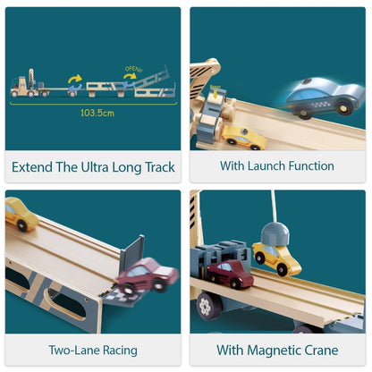 Roll- und Rennwagen-Transporter - Montessori