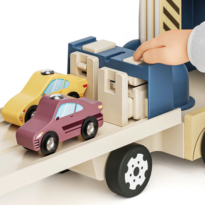 Roll- und Rennwagen-Transporter - Montessori