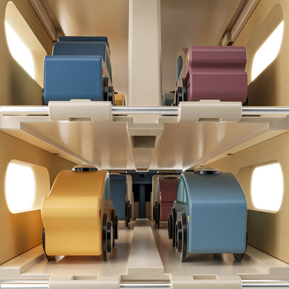 Roll- und Rennwagen-Transporter - Montessori