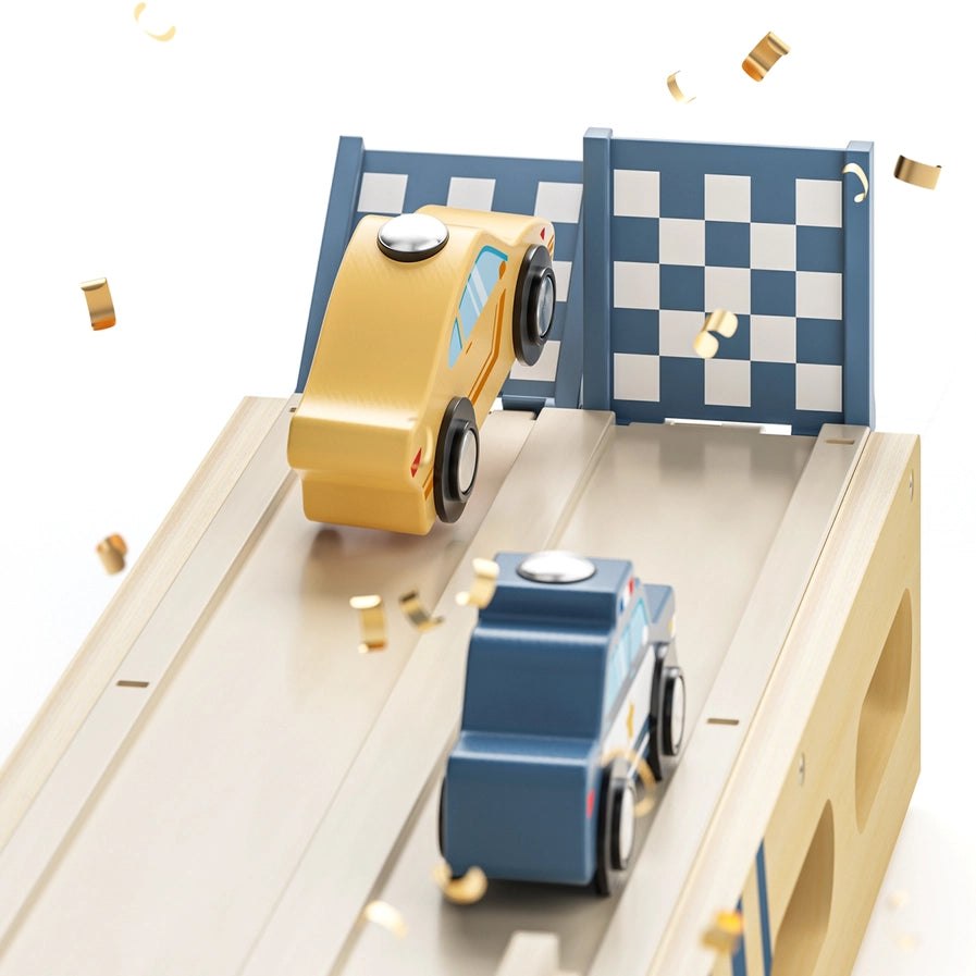 Roll- und Rennwagen-Transporter - Montessori