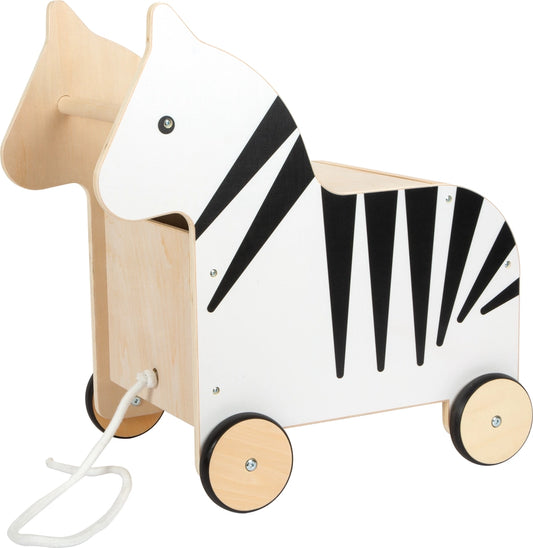 Spielzeugkiste mit Rollen Zebra „Wildlife“ | Holz