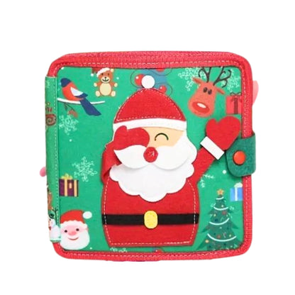 Montessori Beschäftigungsbrett-Buch Weihnachten