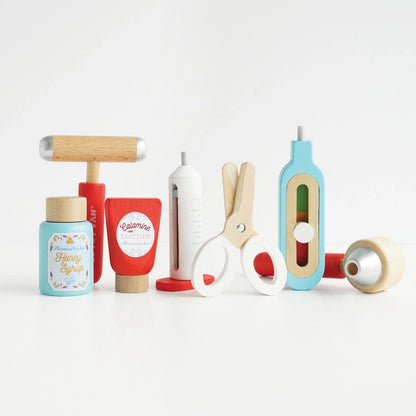 Doktor Tasche TV292 / / Vintage Doctor Roleplay Wooden Kit