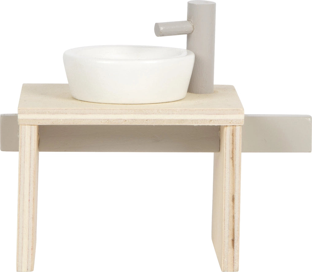 Puppenhausmöbel Badezimmer | Puppenzubehör | Holz