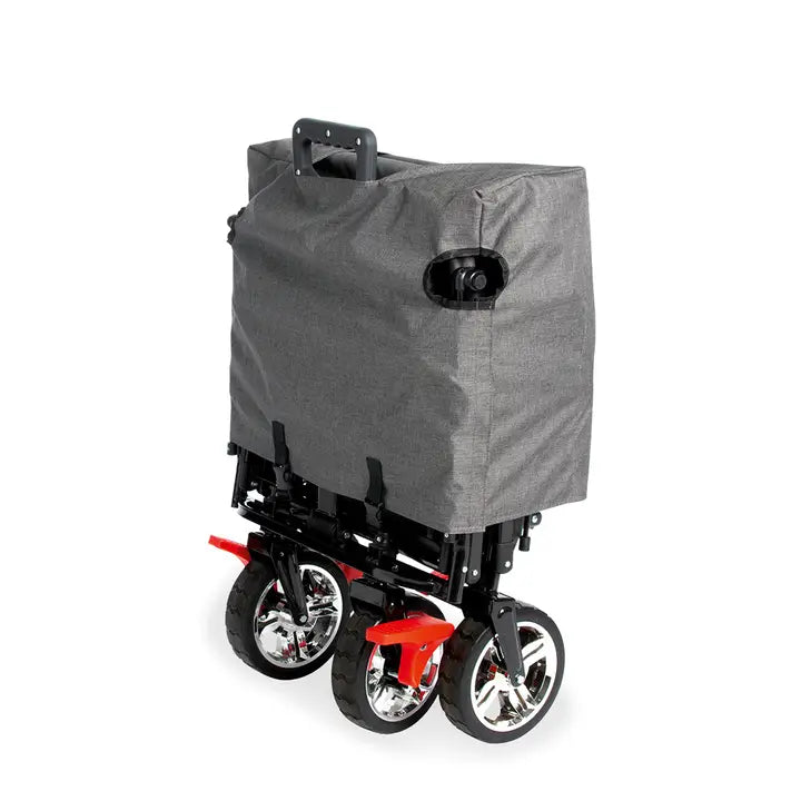 Klappbollerwagen 'Addplus' Mit Bremse, Grau Meliert