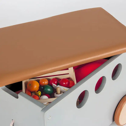 Spielzeugkiste Mit Rollen 'Jim', Grau