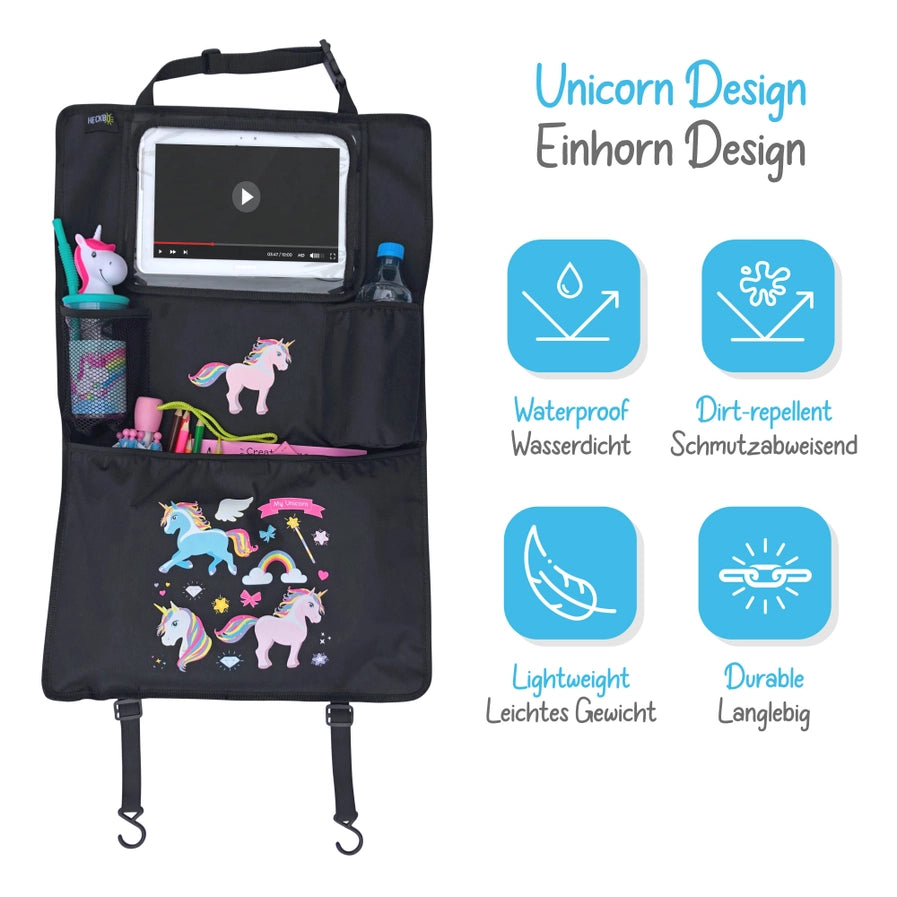 Auto Rücksitz Organizer Einhorn